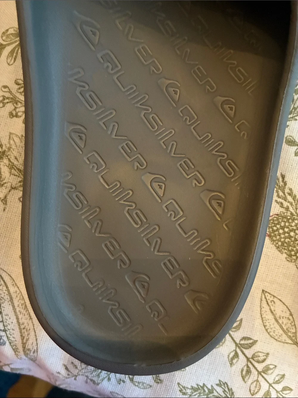 Quiksilver Men’s Cloudbreak Comfort Slip-On Slide Sandals in Olive Size 13
